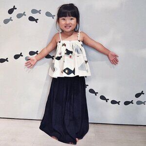 NWT Amae Co. 2-in-1 Fish Tank Top OR Skirt sz 2/3